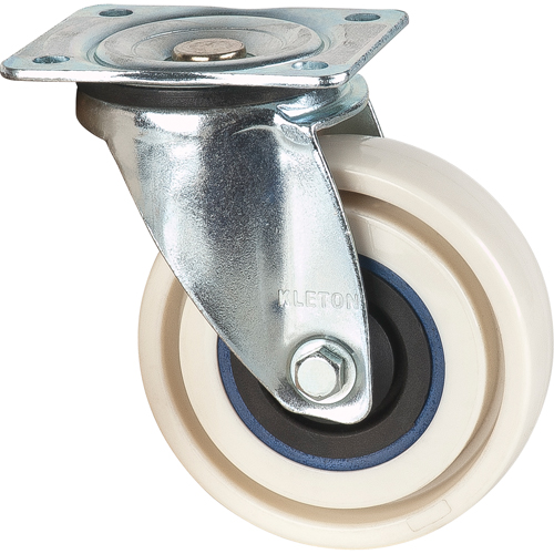 Roulettes sandwich, Pivotant, 5" (127 mm), Nylon, 440 lb (199,58 kg) GTA Hardware Inc