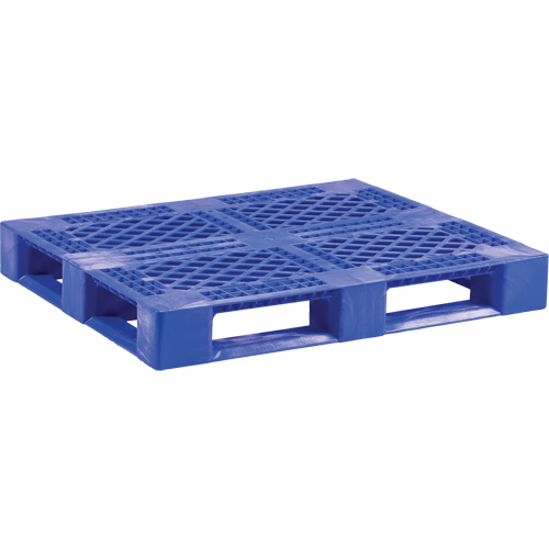 Palette en plastique pour usage moyen de qualit&eacute; alimentaire, 48" lo x 40" la x 6-1/10" h, Acc&egrave;s Quatre c&ocirc;t&eacute;s GTA Hardware Inc