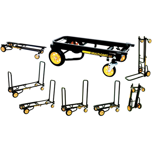 Transporteur d'&eacute;quipement 8 en 1 RockNRoller Multi-Cart, petit, Acier, Capacit&eacute; 350 lb GTA Hardware Inc
