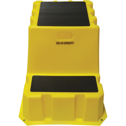 Escabeaux emboîtables industriels, 2 marches, 32-3/4" x 25-3/4" x Hauteur 20-1/2" GTA Hardware Inc