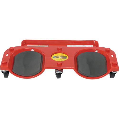 Rolling Knee Dolly, Plastic, Red, 350 lbs. Capacity GTA Hardware Inc