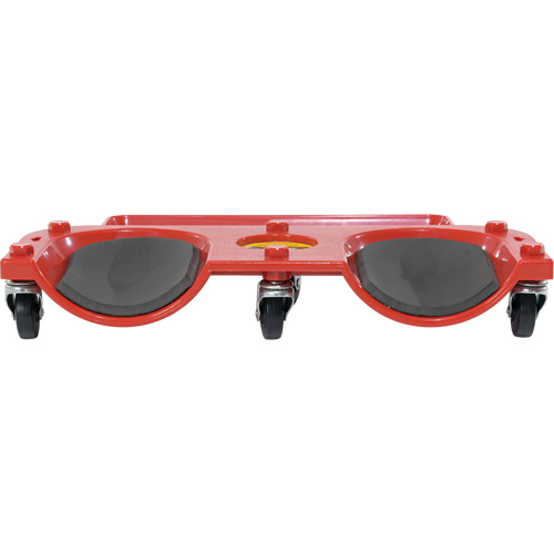 Rolling Knee Dolly, Plastic, Red, 350 lbs. Capacity GTA Hardware Inc