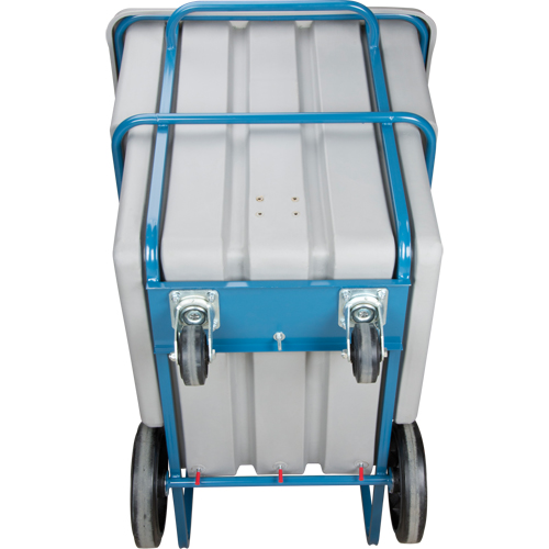 Chariot basculeur en acier, Poly&eacute;thyl&egrave;ne, 1,1 vg³, Capacit&eacute; de charge de 2000 lb GTA Hardware Inc