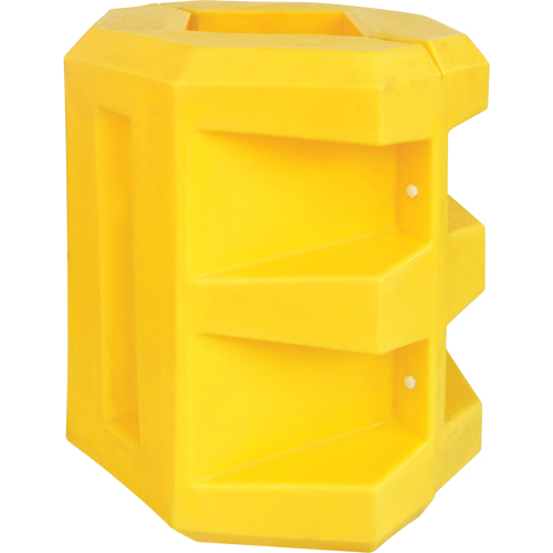 Short Column Protector, 12" x 12" Inside Opening, 24" L x 24" W x 24" H, Yellow GTA Hardware Inc