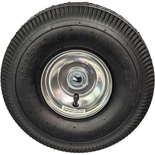 Replacement Pneumatic Tire for Hand Truck, 10" (254 mm), 350 lbs. Capacity GTA Hardware Inc