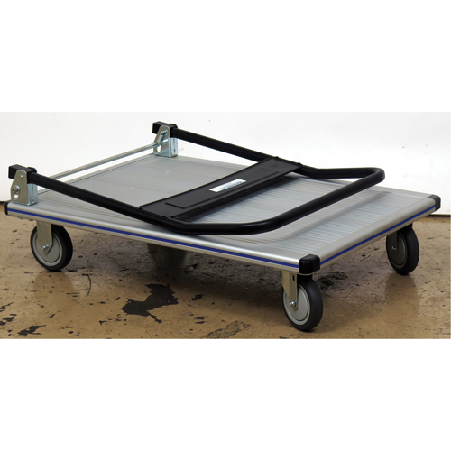 Folding Handle Platform Truck, Aluminum, 350 lbs., 29" L x 18-1/2" W, 34-1/2" High GTA Hardware Inc