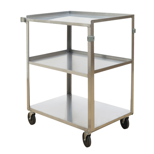 Chariots &agrave; tablette, 3 Tiers, 18" la x 32" h x 27-3/8" p, Capacit&eacute; 500 lb GTA Hardware Inc