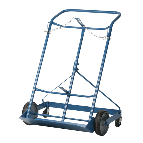 Chariot professionnel CC-2 pour deux bouteilles de gaz, Roues Caoutchouc moul&eacute;, Base de 16-7/8" la x 7-1/4" lo, 500 lb GTA Hardware Inc