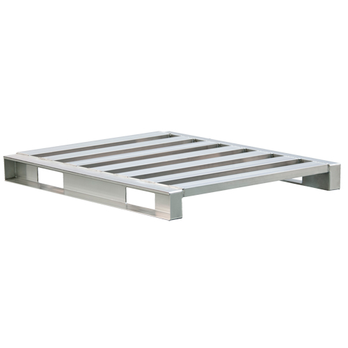 Palette &agrave; canaux en aluminium 4 c&ocirc;t&eacute;s GTA Hardware Inc
