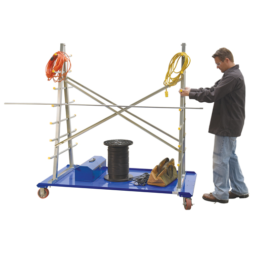 Chariot &agrave; cadre en A pour barres et tuyaux, Acier, 36-3/4" la x 73-3/4" p x 72-1/2" h, Capacit&eacute; de 2000 lb GTA Hardware Inc