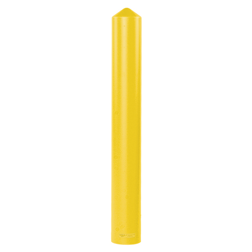 Smooth Bollard Cover, 6" Dia. x 56" L, Yellow GTA Hardware Inc