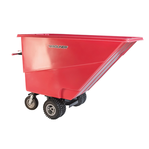 Chariot &agrave; bascule motoris&eacute;, Capacit&eacute; 27 cu. ft., 51" h x 81" la x 33" p GTA Hardware Inc