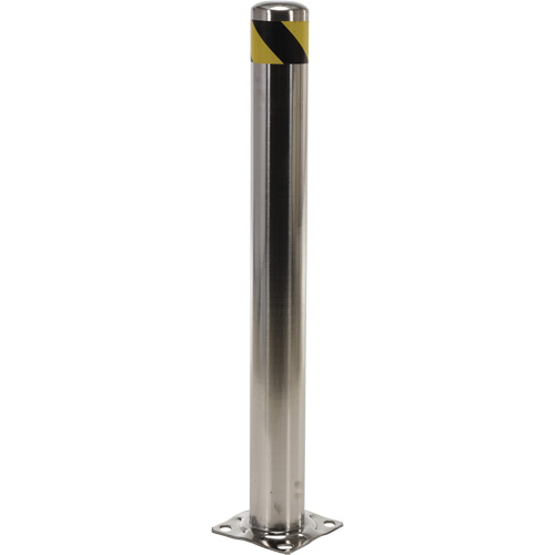 Butoir de s&eacute;curit&eacute;, Acier inoxydable, 42" h x 8" la, Argent GTA Hardware Inc