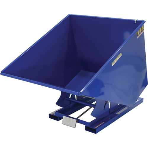 Conteneur autobasculeur, Acier, 2 vg³, Bleu GTA Hardware Inc
