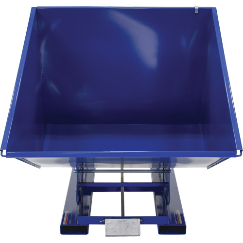 Conteneur autobasculeur, Acier, 2 vg³, Bleu GTA Hardware Inc