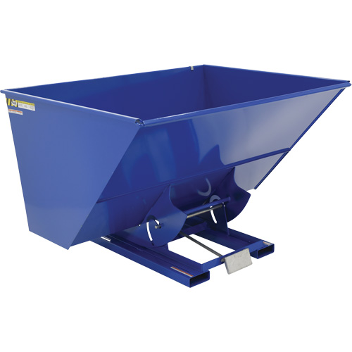 Conteneur autobasculeur, Acier, 3 vg³, Bleu GTA Hardware Inc