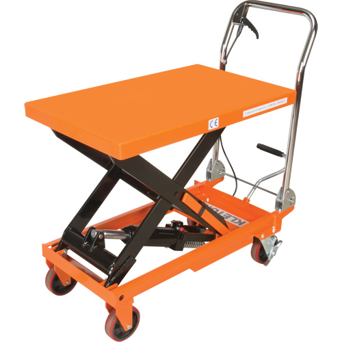 Table &eacute;l&eacute;vatrice &agrave; ciseaux hydraulique, 32" lo x 19-3/4" la, Acier, Capacit&eacute; 1100 lb GTA Hardware Inc