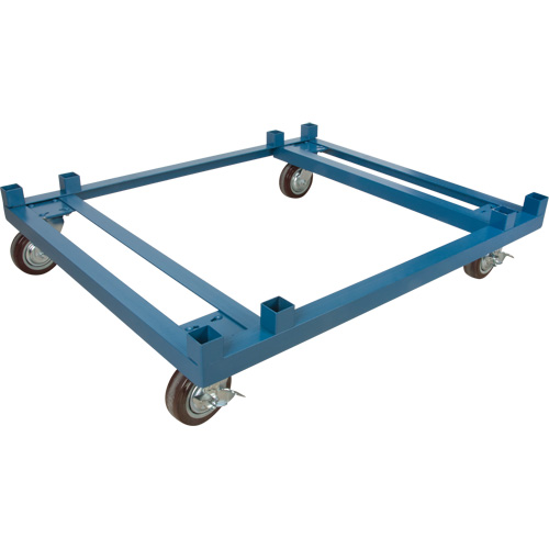 Socle roulant pour contenant empilables, 48,5" la x 40-1/2" p x 10" h, Capacit&eacute; de 3000 lb GTA Hardware Inc