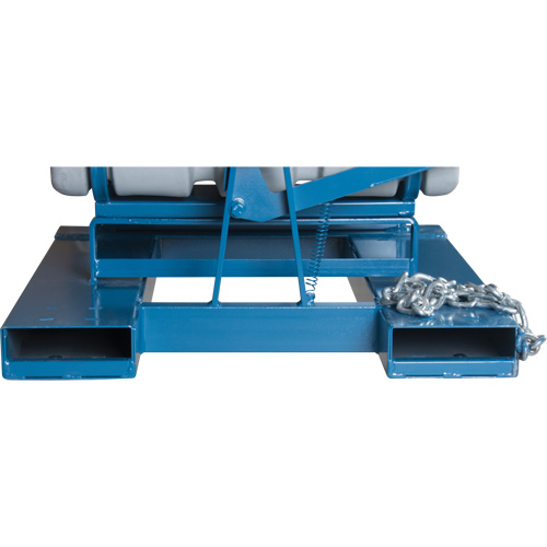 Self-Dumping Hopper, Polyethylene, 5/8 cu.yd., Grey GTA Hardware Inc