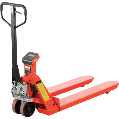 Transpalette avec balance et imprimante thermique Eco, 45" lo x 22,5" la, Capacit&eacute; de 4400 lb GTA Hardware Inc