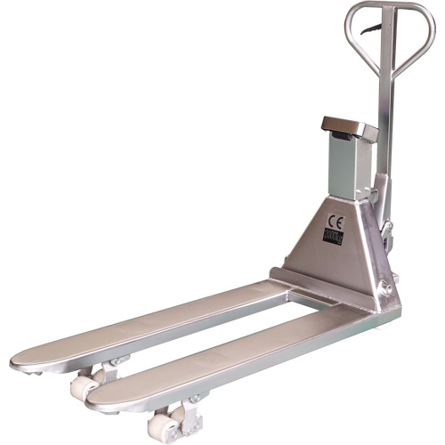 Eco Weigh-Scale Pallet Truck, 48" L x 27" W, 4400 lbs. Cap. GTA Hardware Inc