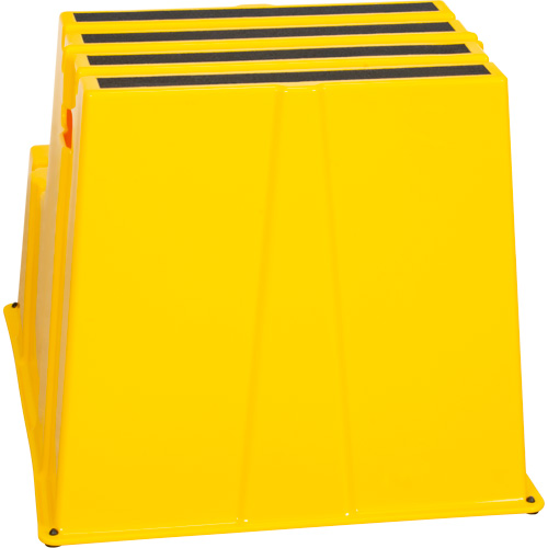 Escabeau industriel, 2 marches, 26" x 22-7/16" x Hauteur 19-11/16" GTA Hardware Inc