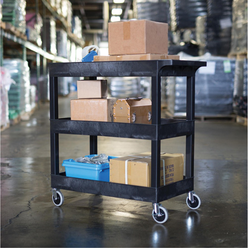 Tub Cart, 3 Tiers, 35-1/4" x 36-1/4" x 18", 300 lbs. Capacity GTA Hardware Inc