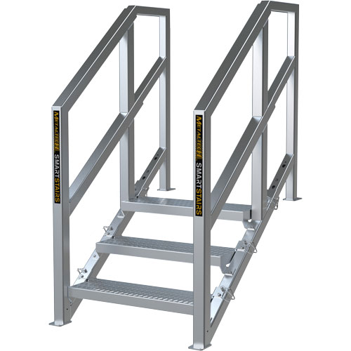 3-5 Step Telescopic Aluminum Smart Stairs GTA Hardware Inc