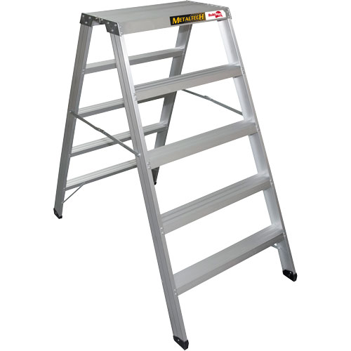 Portable Work-Stand Saw Horse, Aluminum Frame, 12-1/4" D x 56" H GTA Hardware Inc