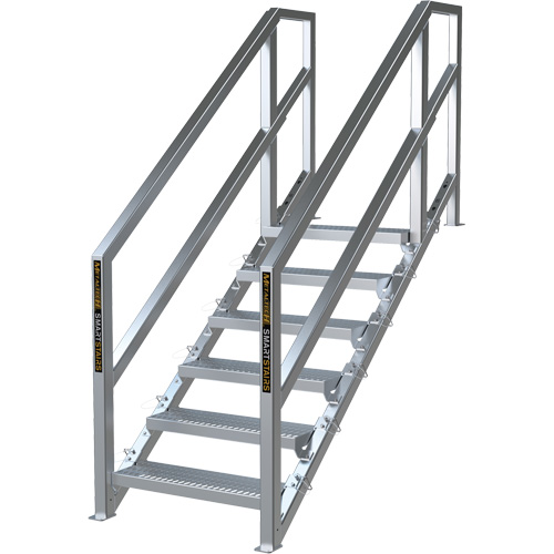 Syst&egrave;me d'escalier modulaire pour la construction de 6-10 marches SmartStairs, 75" ha GTA Hardware Inc