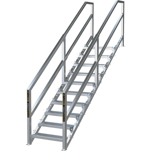 Syst&egrave;me d'escalier modulaire pour la construction de 6-10 marches SmartStairs, 75" ha GTA Hardware Inc