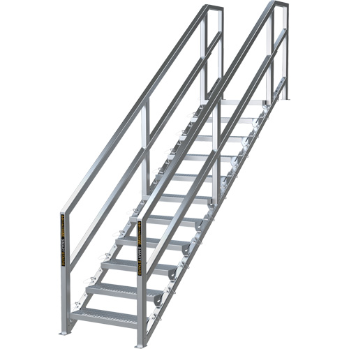 Syst&egrave;me d'escalier modulaire pour la construction de 11-16 marches SmartStairs, 120" ha GTA Hardware Inc