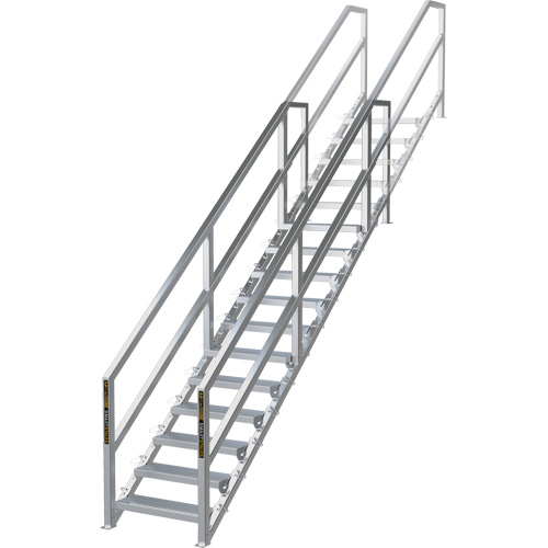 Syst&egrave;me d'escalier modulaire pour la construction de 11-16 marches SmartStairs, 120" ha GTA Hardware Inc