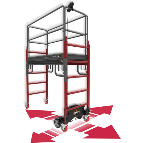 Trousse compl&egrave;te d'&eacute;chafaud motoris&eacute; Buildman Baker 6', 31" p x 118-3/4" h GTA Hardware Inc