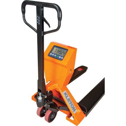 Transpalette &agrave; balance num&eacute;rique, 44,5" lo x 27,75" la, Capacit&eacute; de 4400 lb GTA Hardware Inc