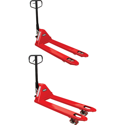 Transpalette manuel, Acier, 48" lo x 21" la, Capacit&eacute; 5500 lb GTA Hardware Inc