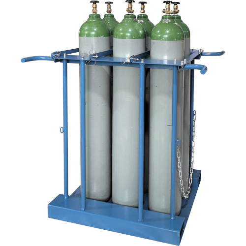 Support de rangement pour 6 cylindres pour chariot &eacute;l&eacute;vateur GTA Hardware Inc