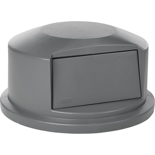 Round Brute&reg; Tops, Dome Lid, Plastic/Polyethylene, Fits Container Size: 24" Dia. GTA Hardware Inc