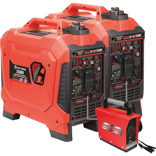 G&eacute;n&eacute;ratrice &agrave; onduleur, Surtension 2500 W, Nominale 1800 W, R&eacute;servoir 4,2 L GTA Hardware Inc