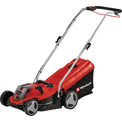 Ensemble tondeuse &agrave; gazon pouss&eacute;e sans fil, Pouss&eacute;e, &agrave; pile, Largeur de coupe 13" GTA Hardware Inc