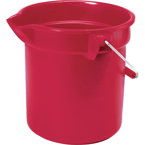 Seau Brute, Capacit&eacute; de 3.5 gal. US (14 pintes), Rouge GTA Hardware Inc