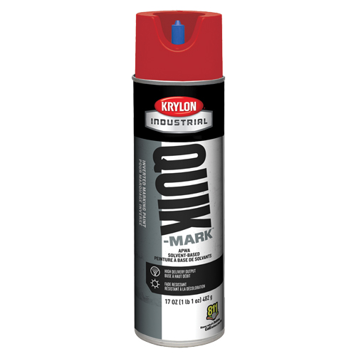 Industrial Quik-Mark Solvent-Based Inverted Marking Paint, 17 oz., Aerosol Can GTA Hardware Inc