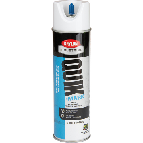 Industrial Quik-Mark Water-Based Inverted Marking Paint, 17 oz., Aerosol Can GTA Hardware Inc