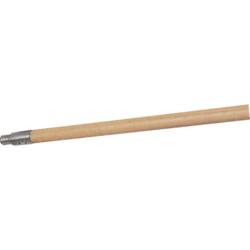 Structural Foam Push Broom Handle, Wood, ACME Threaded Tip, 15/16" Diameter, 60" Length GTA Hardware Inc