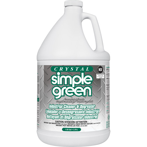 Nettoyant et d&eacute;graissant industriel Crystal Simple Green , 1 gal., Cruche GTA Hardware Inc
