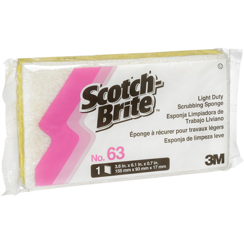 &eacute;ponge &agrave; r&eacute;curer pour les petits travaux Scotch-Brite, Cellulose/&agrave; r&eacute;curer, 3-1/2" la x 6" l GTA Hardware Inc