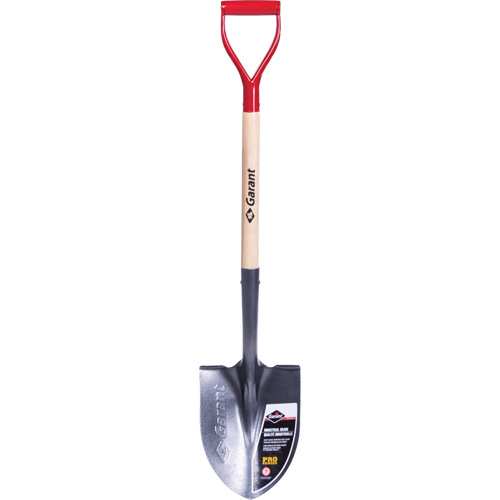 Pelle ronde Pro, Lame Acier durci, Bois, Manche Prise en D GTA Hardware Inc