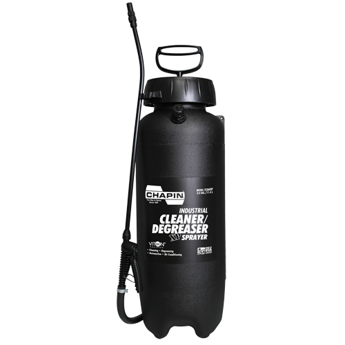 Industrial Viton Cleaner & Degreaser Sprayer, 3 gal. (11.36 L), Plastic/Polyethylene, 18" Wand GTA Hardware Inc