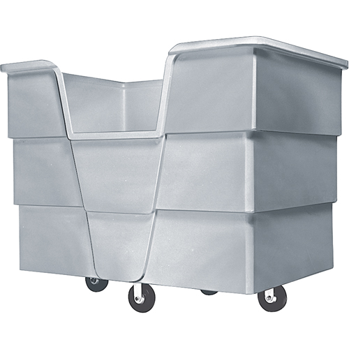 Jumbo Starcart Box Truck, Polyethylene, 65" L x 45" W x 54" H, 60 cu. ft. Volume, 1500 lbs. Capacity GTA Hardware Inc