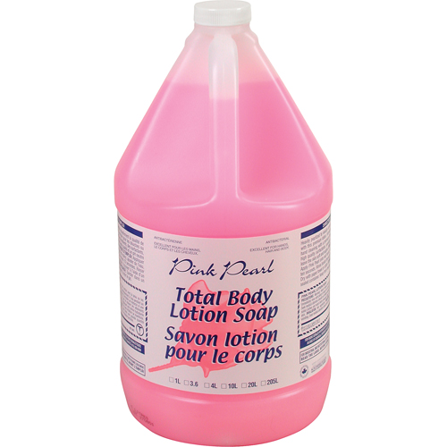 Pink Pearl Total Body Lotion Soap, Liquid, 4 L, Scented GTA Hardware Inc